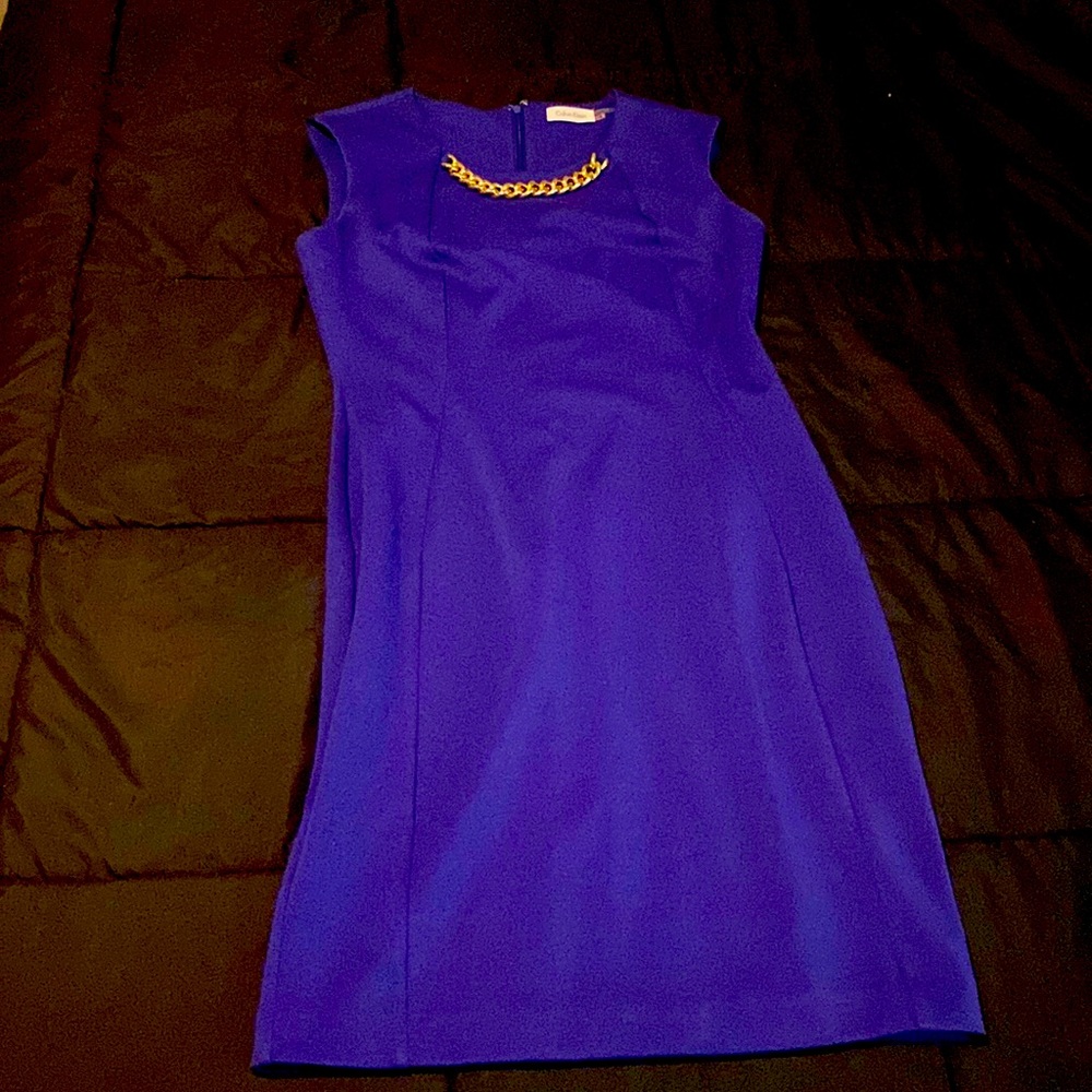 Calvin Klein women’s size 10 royal ready to work dress